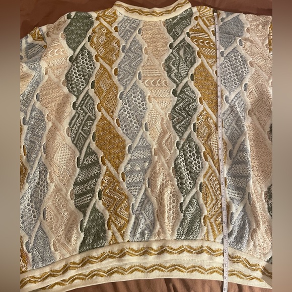 Coogi Australia Textured Knit Sweater XL | Made in Australia | Mercerised Cotton - Picture 7 of 11